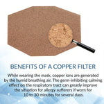 Dr. Hoffmann™ Childrens Face Mask with Included Copper Filters - FREE Shipping