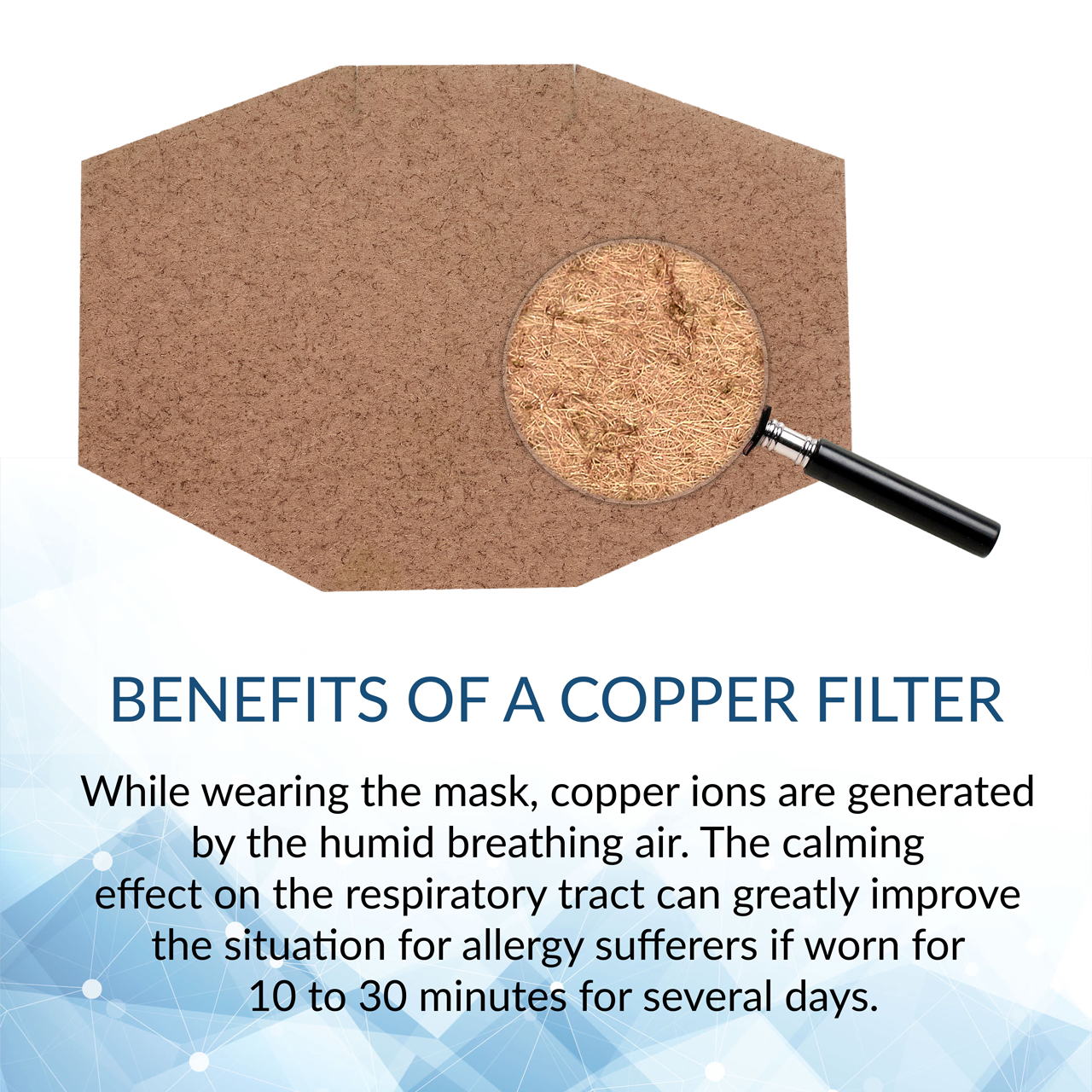 Original Dr. Hoffmann™ Face Mask with Included Copper Filters - FREE Shipping