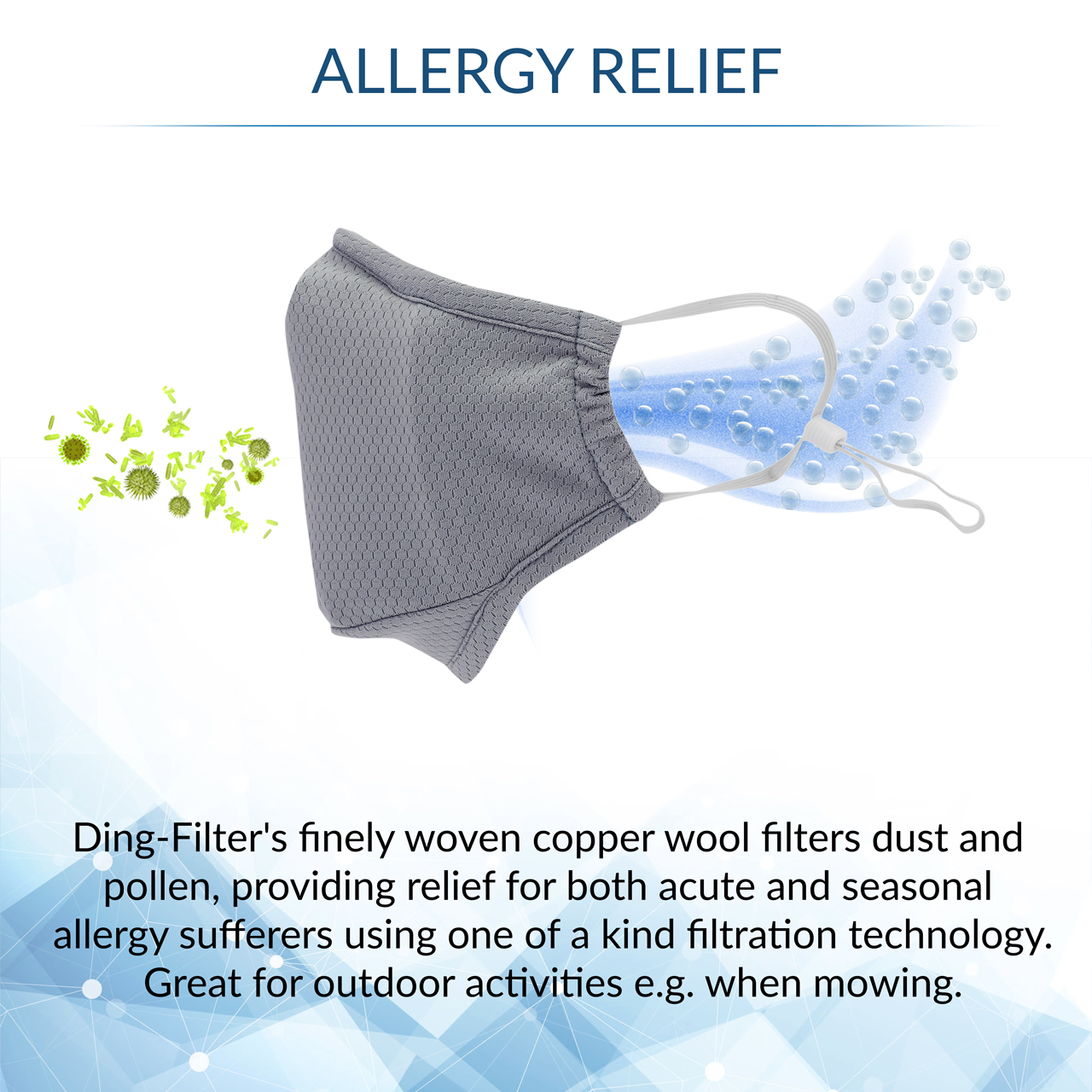 Original Dr. Hoffmann™ Face Mask with Included Copper Filters - FREE Shipping